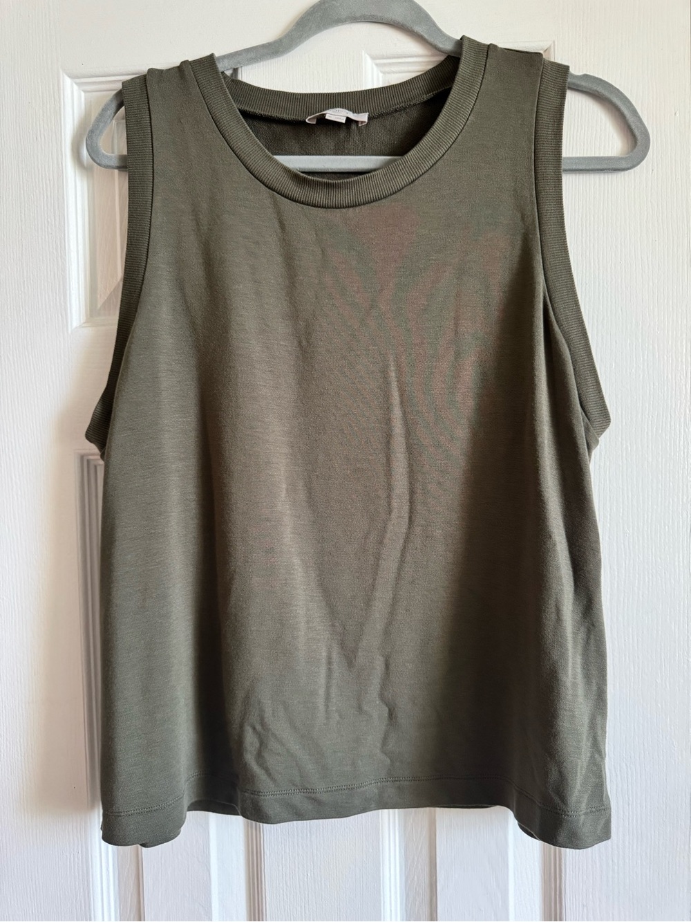 LOFT Olive Green Sleeveless Tank